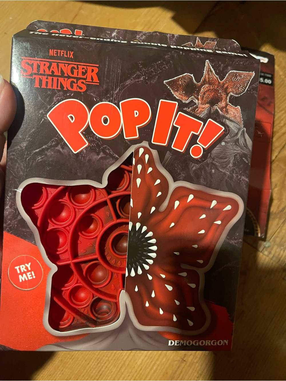Stranger Things Demogorgon Pop It Toy - Red